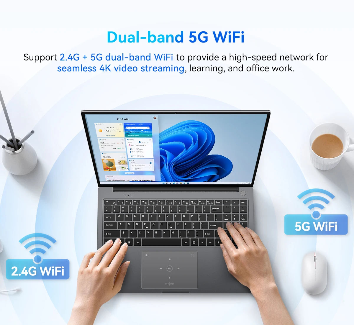 Portátil Blackview AceBook 12 Win 11 16'' FHD IPS, Portátil Intel I5-1030NG7, 16 GB de RAM, SSD de 512 GB, Botão de alimentação com impressão digital 2 em 1