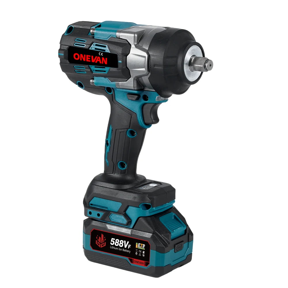 Chave de impacto elétrica sem escovas ONEVAN 2800N.M, chave de fendas sem fios de 1/2 polegada, ferramentas elétricas para bateria Makita de 18 V, pino