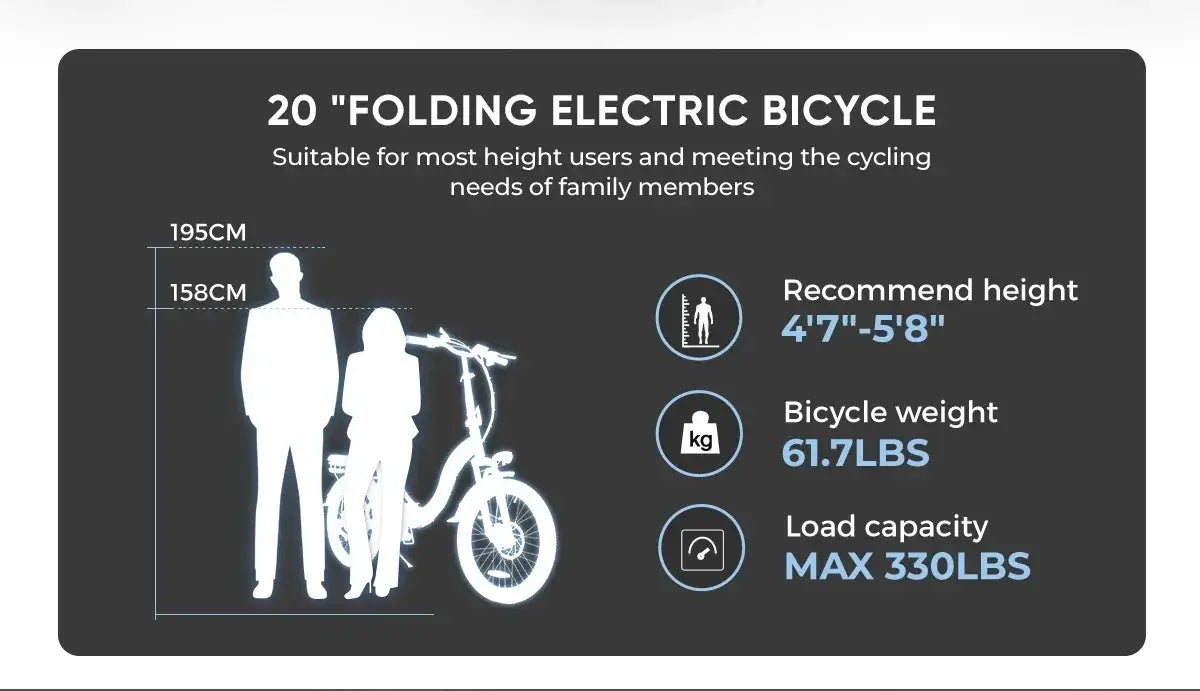 Bicicleta elétrica dobrável CY20, motor 350W, bateria de lítio removível, bicicleta elétrica para adultos, 7 velocidades, pneu de 20 polegadas, bicicleta elétrica para neveEnviar feedbac