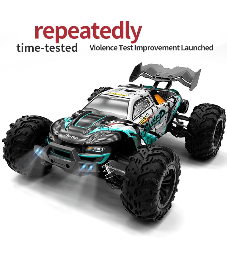 1:16 70 km/h ou 50 km/h 4WD RC carro com controlo remoto LED carros de alta velocidade drift monstro 4x4 camião para crianças vs Wltoys 144001 brinquedos