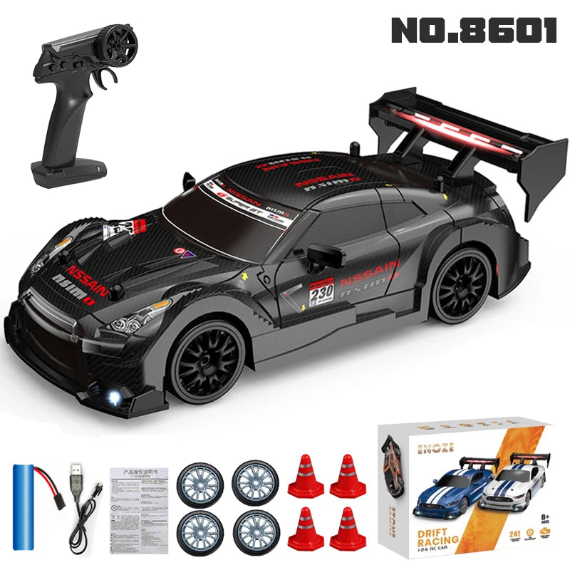Carro Super Drift RC Mustang 4WD Alta Velocidade para Meninos