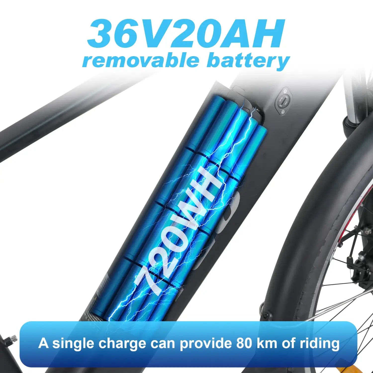 Bicicleta elétrica TTGO M300, pneu de 27,5 polegadas, bicicleta de montanha elétrica, 36V, 20AH, bateria removível, sensor de binário, suspensão, forqueta EBIKE