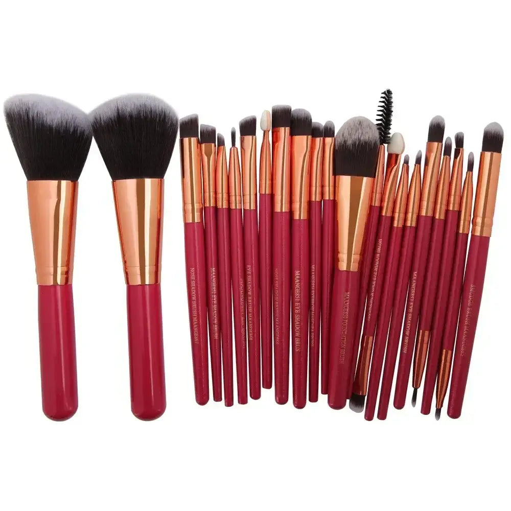13/3/22 peças Conjunto de pincéis de maquilhagem profissional Kits de ferramentas para sombra, eyeliner, cosméticos, pincéis de maquilhagem