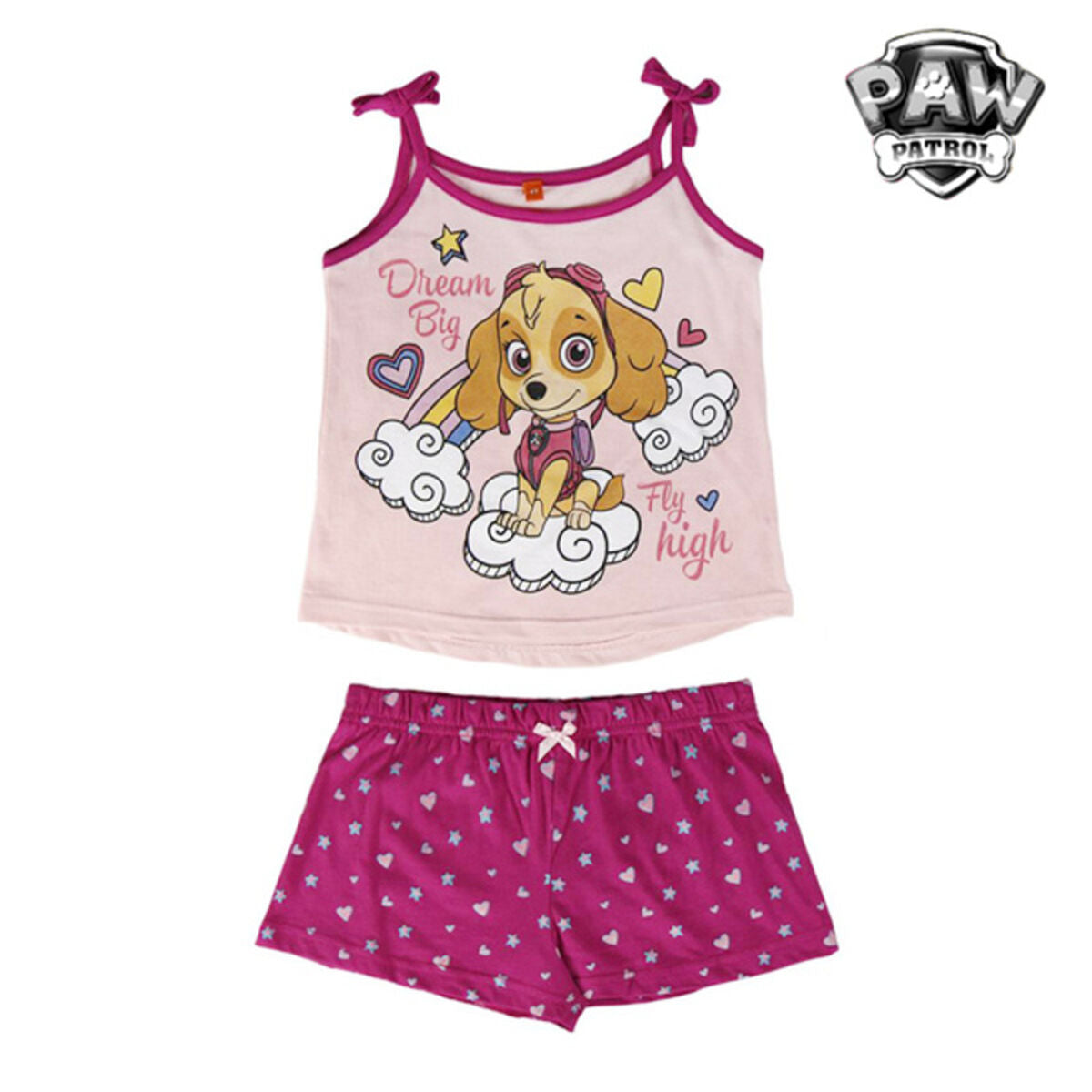 Pijama de Verão para Meninas Skye (A Patrulha Pata)