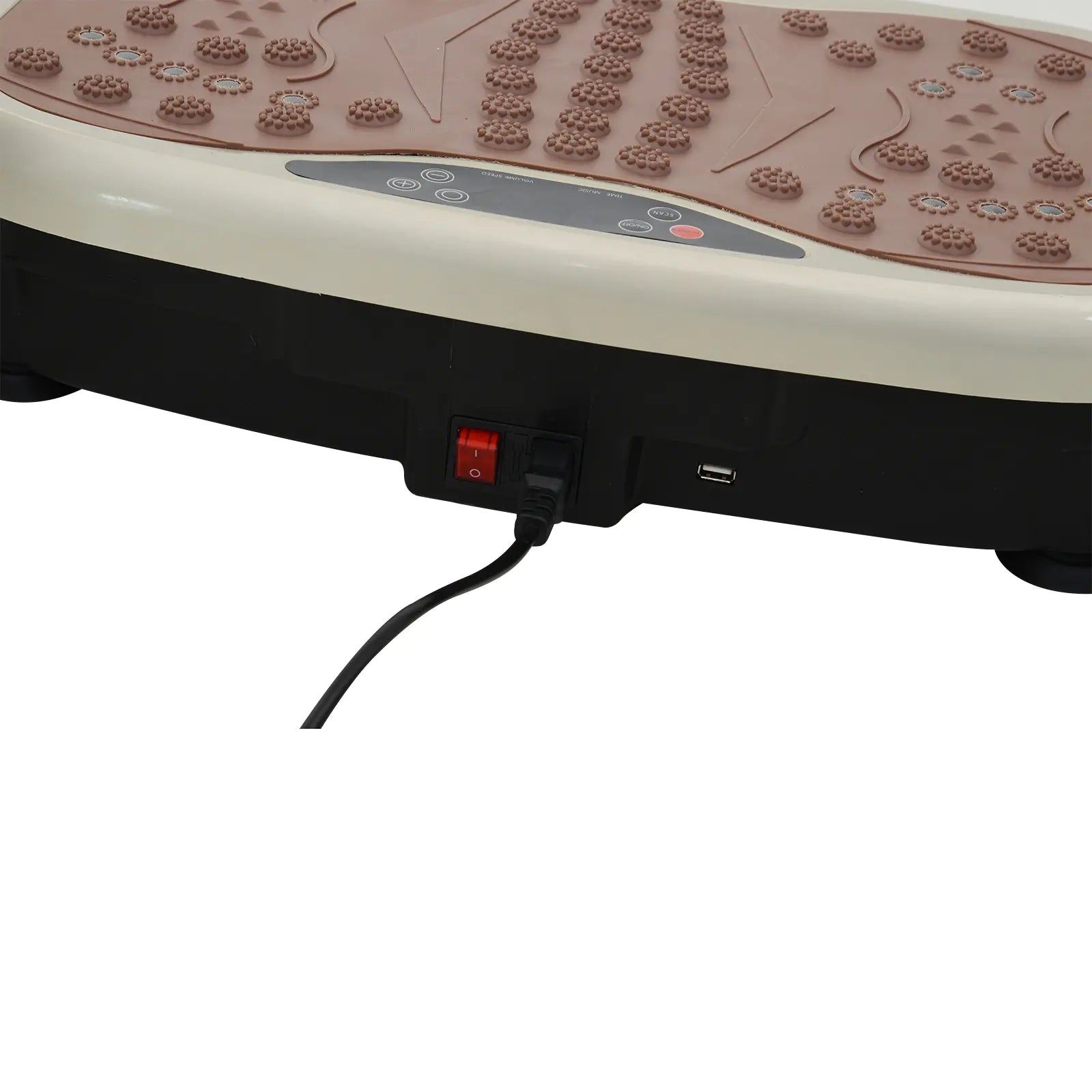 Plataforma de Vibração com Bandas Elásticas para Fitness 200W 120kg