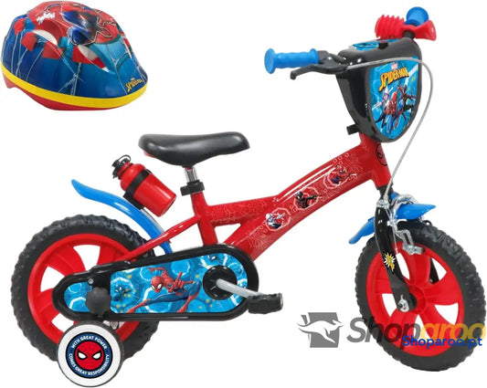 A.T.L.A.S. Bicicleta de 12 polegadas equipada com 1 travão placa frontal decorativa guarda lamas cárter estabilizadores