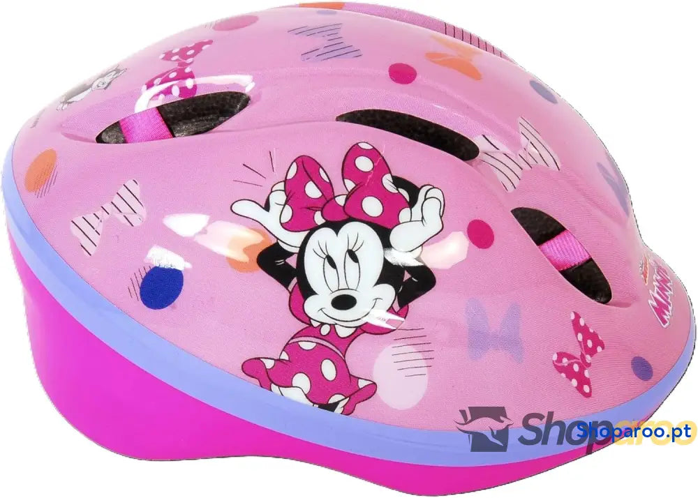 A.T.L.A.S. Bicicleta Infantil de 12 Pulgadas Minnie Disney Equipada con 1 Freno Cesta Delantera Soporte para muñeca
