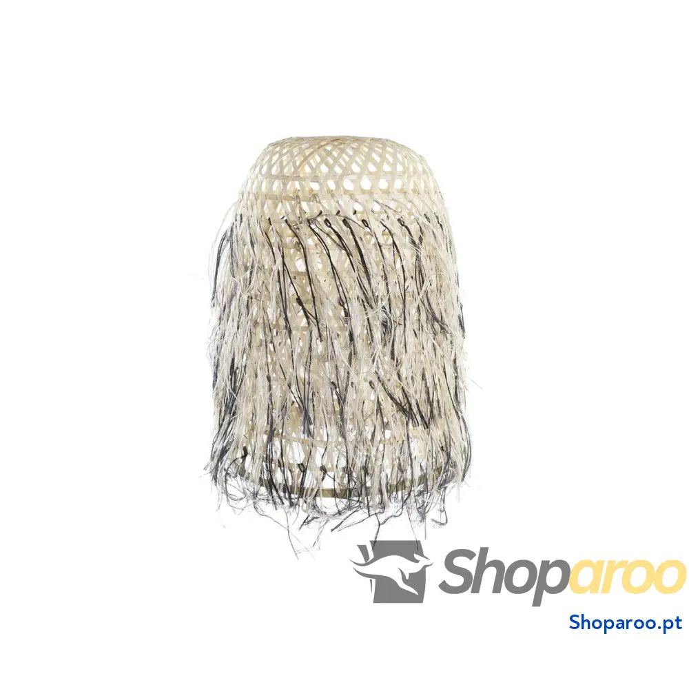 Abajur DKD Home Decor Bambu (34 x 34 x 50 cm)