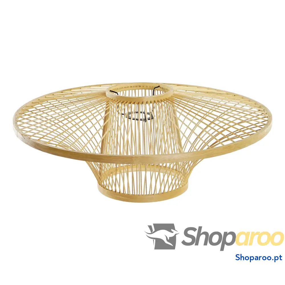 Abajur DKD Home Decor Bambu (50 x 50 x 20 cm)