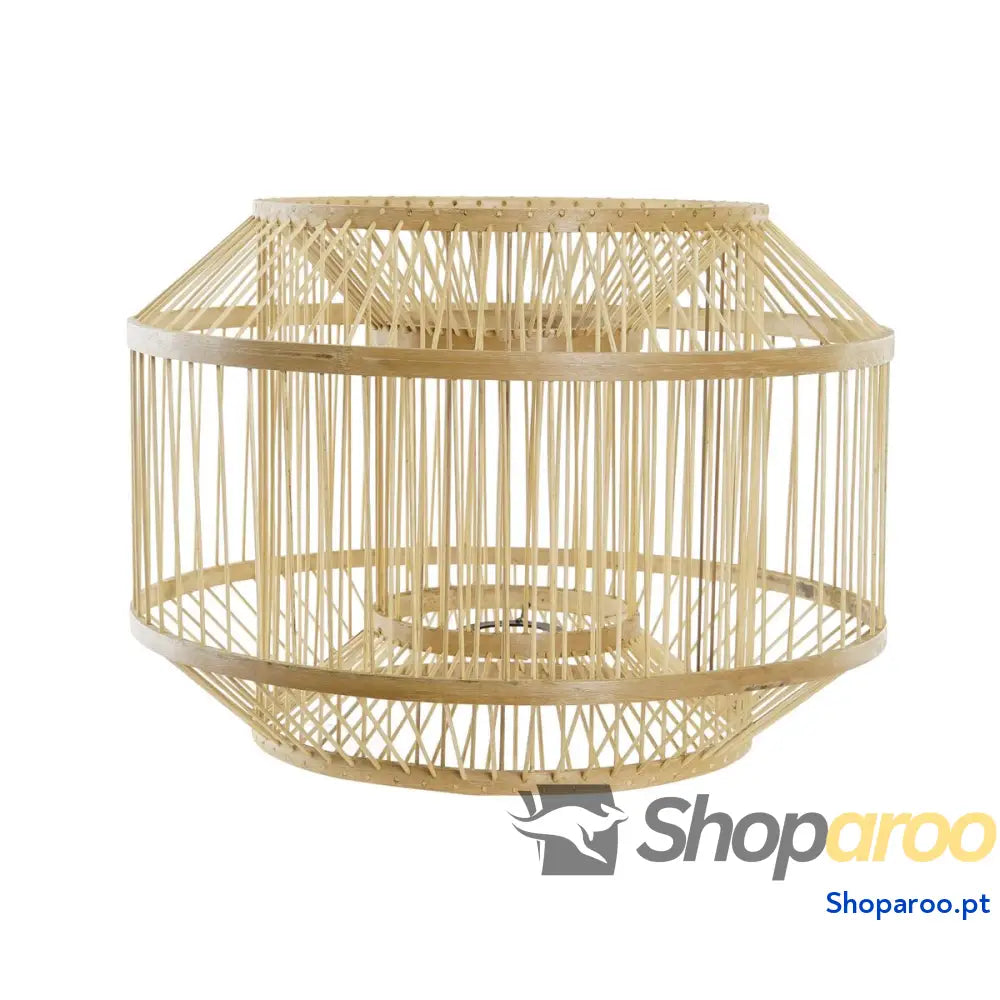 Abajur DKD Home Decor Natural Bambu 40 x 40 x 28 cm