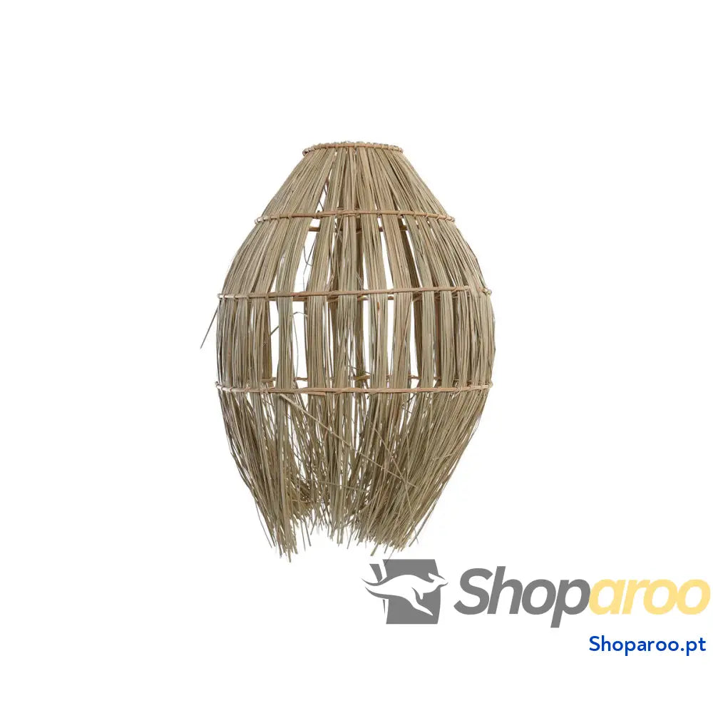 Abajur DKD Home Decor Fibra natural (36 x 36 x 48 cm)