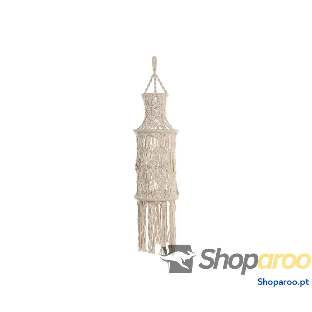 Abajur Home ESPRIT Macramé Urbana 25 x 25 x 108 cm