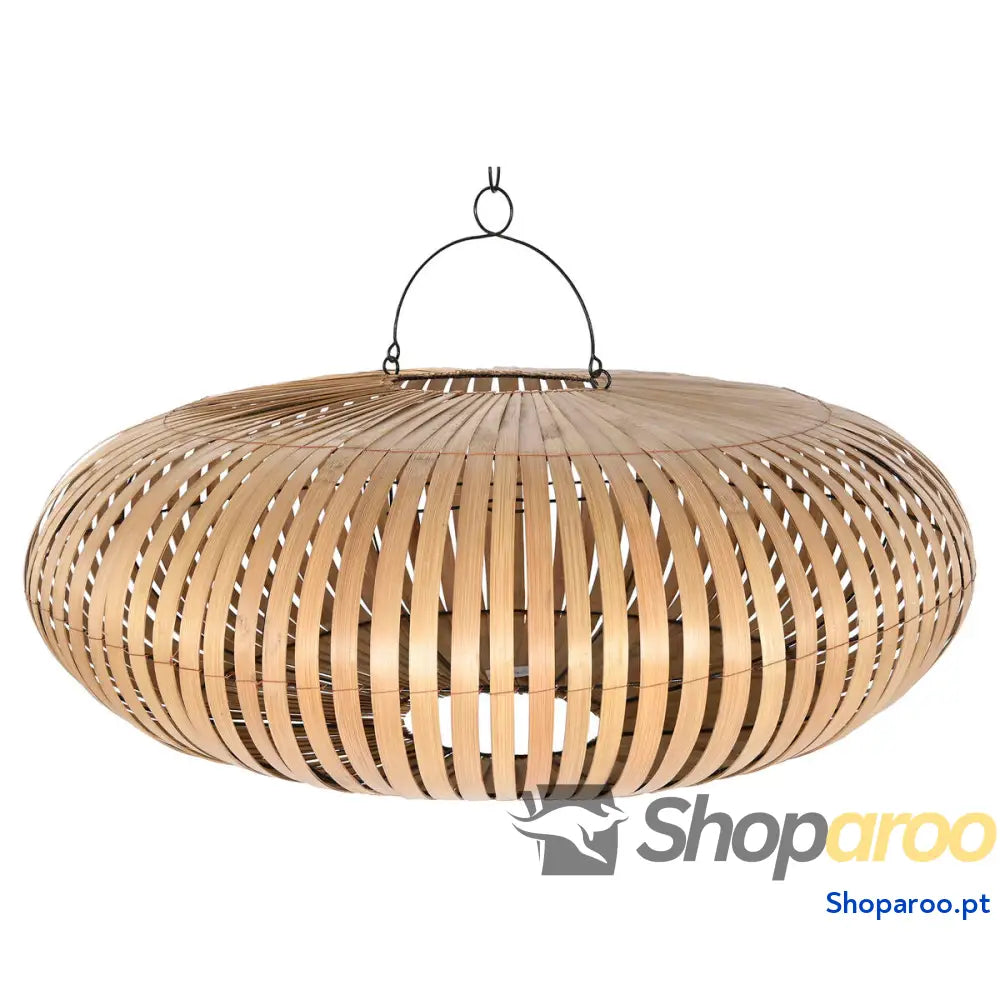 Abajur Home ESPRIT Natural Bambu 80 x 80 x 33 cm