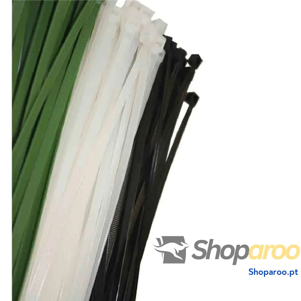 Abraçadeiras de Nylon EDM 48300 Branco Natural 380 x 4,8 mm 300 (100 Unidades)