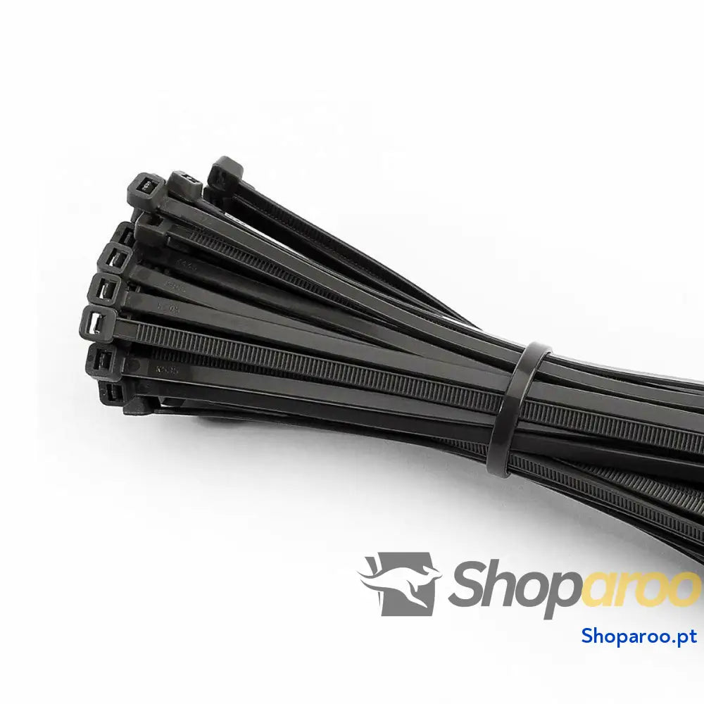 Abraçadeiras de Nylon EDM 48412 Preto 300 x 4,5 mm (100 Unidades)