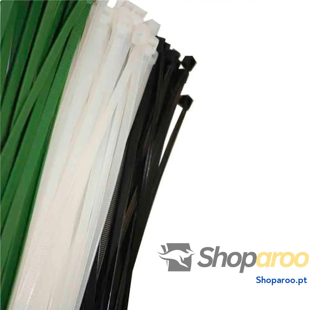 Abraçadeiras de Nylon EDM 48325 Branco Natural 250 x 4,8 mm (100 Unidades)