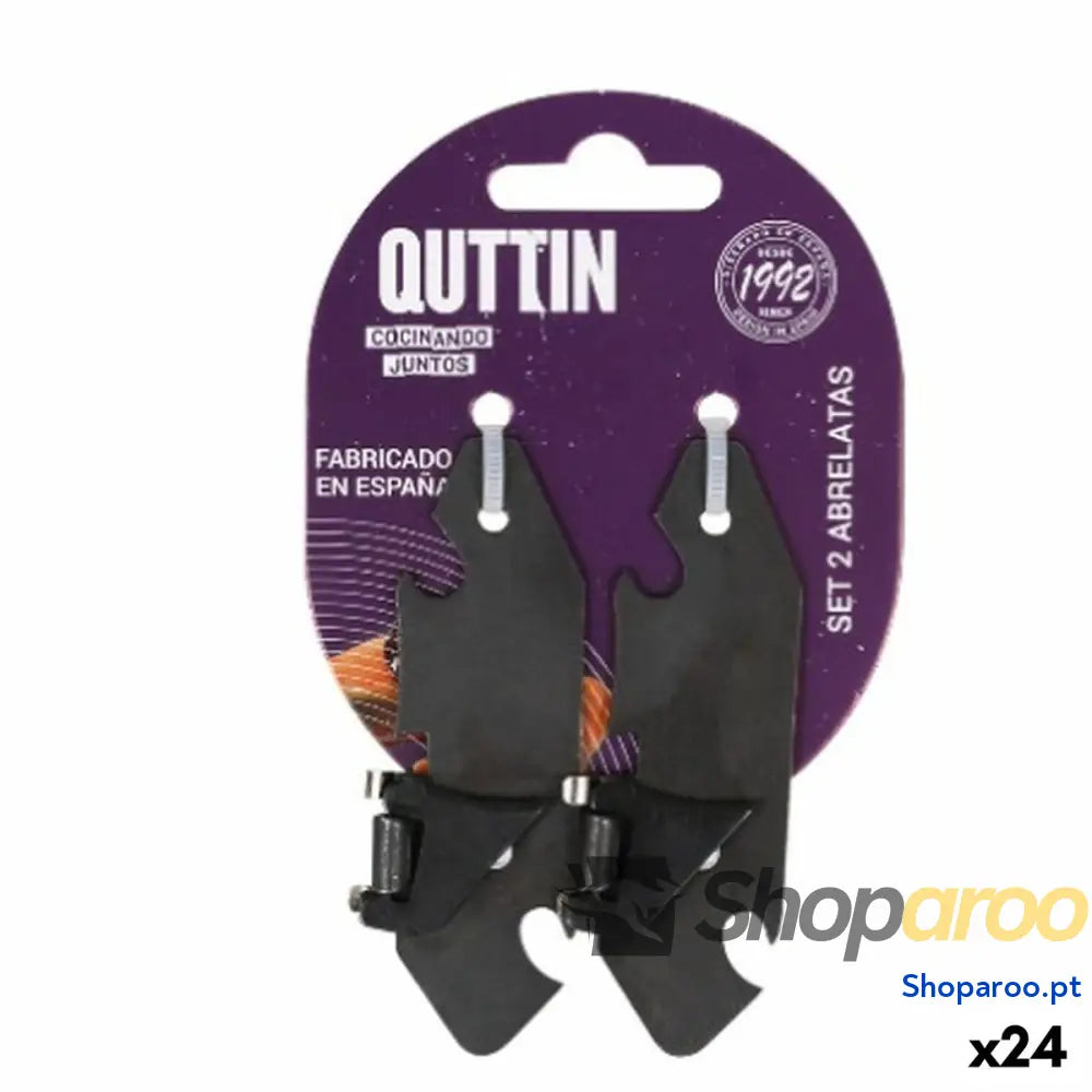 Abre-Latas Quttin Conjunto 2 Peças (24 Unidades)