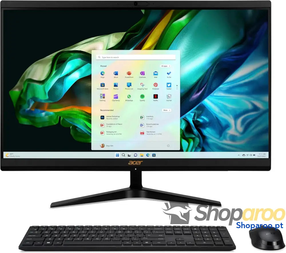 Acer Aspire C24 1800 All in One monitor FullHD de 24’’ (Intel Core i5 12450H 16 GB RAM 512 SSD Intel Iris Xe Graphics