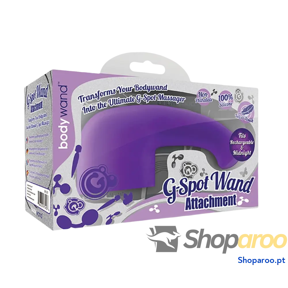 Acessório de Regarga Ponto G Bodywand BW202 Roxo Silicone
