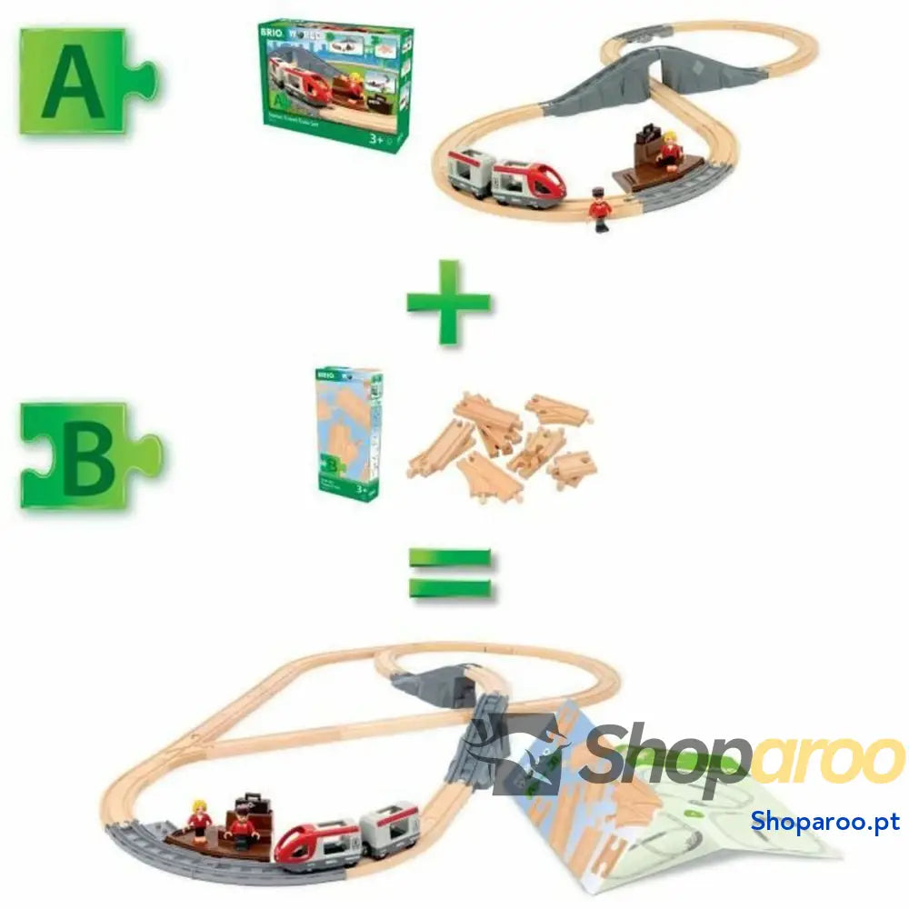 Acessórios Brio Starter pack track Vias separadas