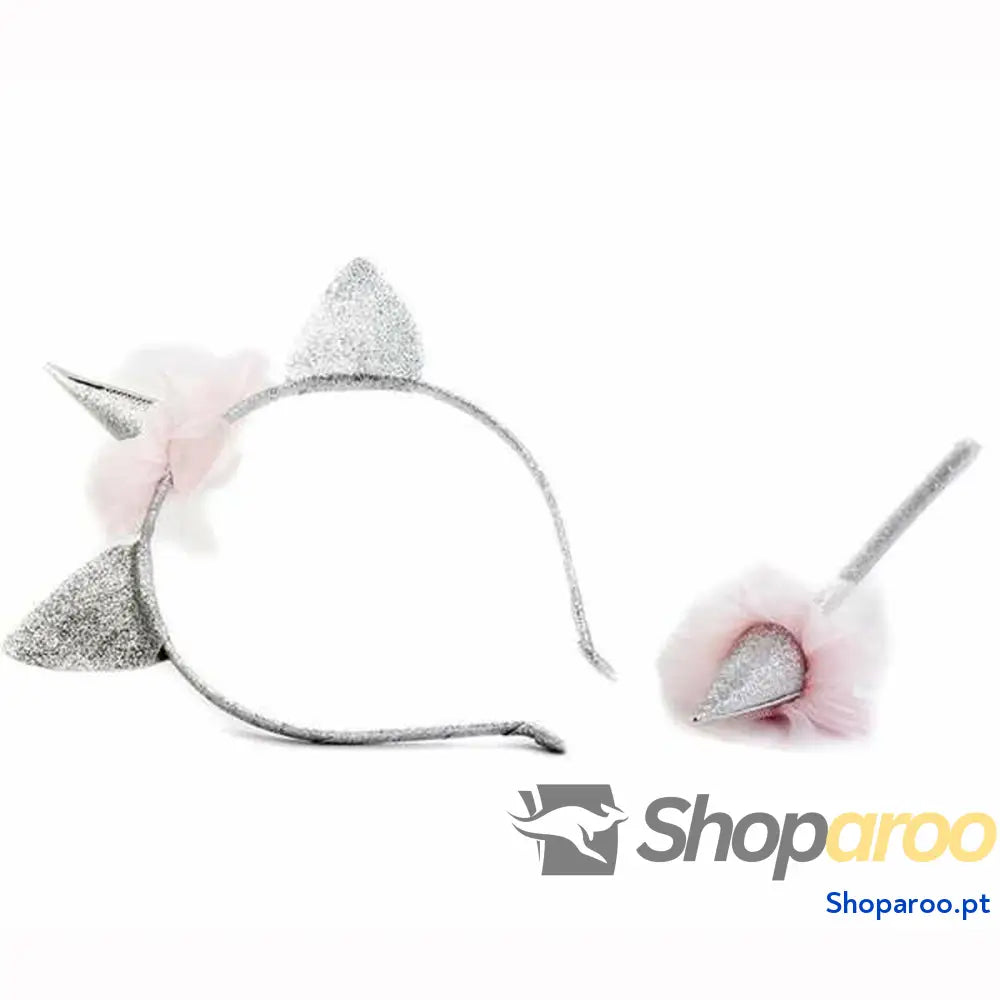 Acessórios de Princesa Inca Cor de Rosa Unicórnio 2 Peças