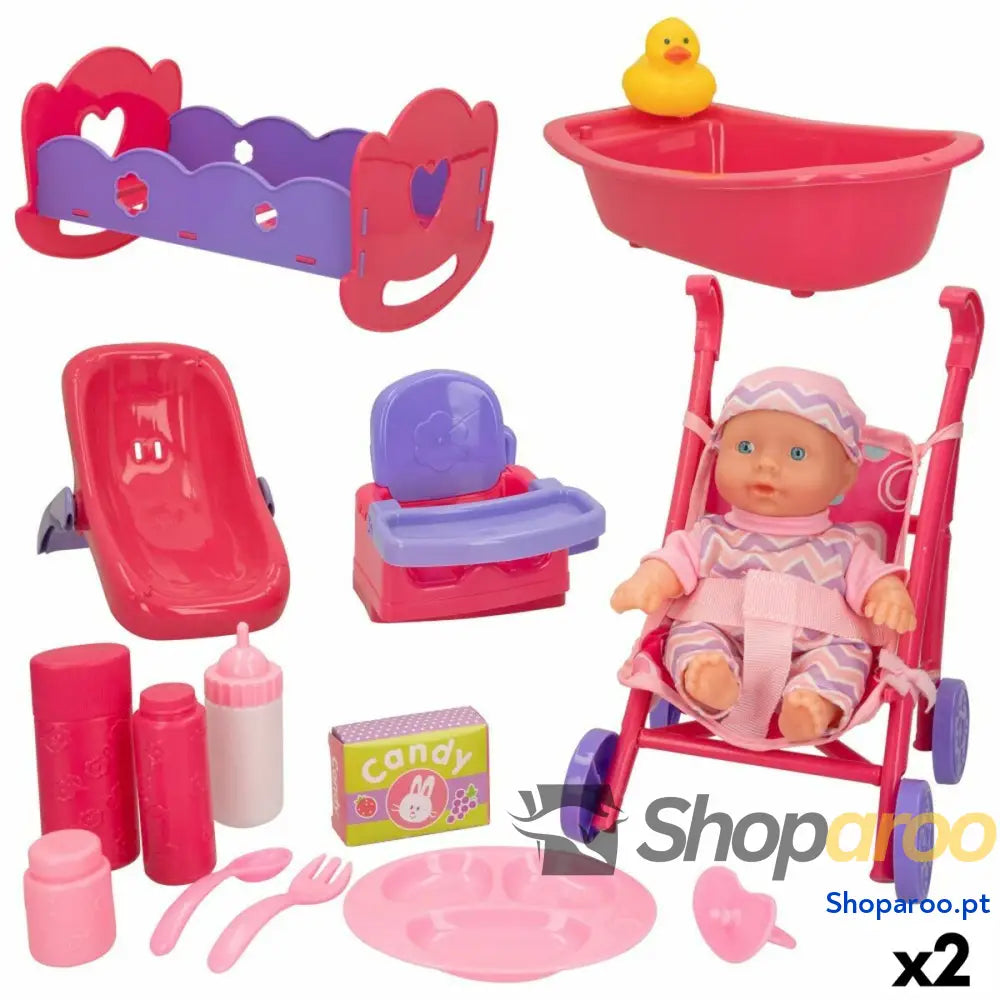 Acessórios para Bonecas Colorbaby 2 Unidades