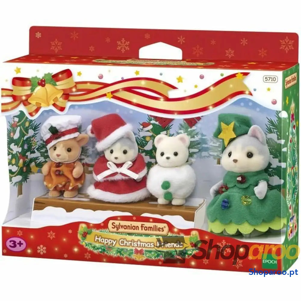 Acessórios para Casa de Bonecas Sylvanian Families Happy ChristmaS Friends