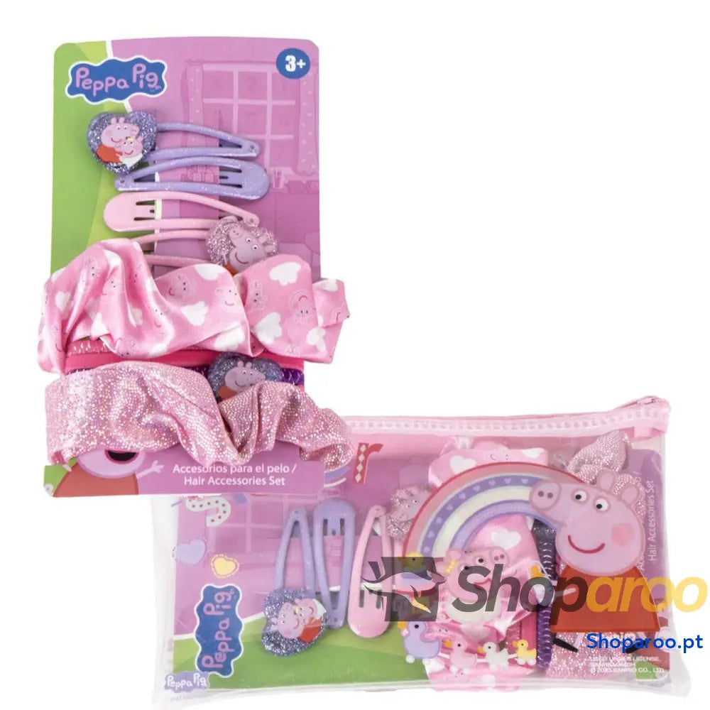 Acessórios para o Cabelo Peppa Pig Cor de Rosa 10 Peças