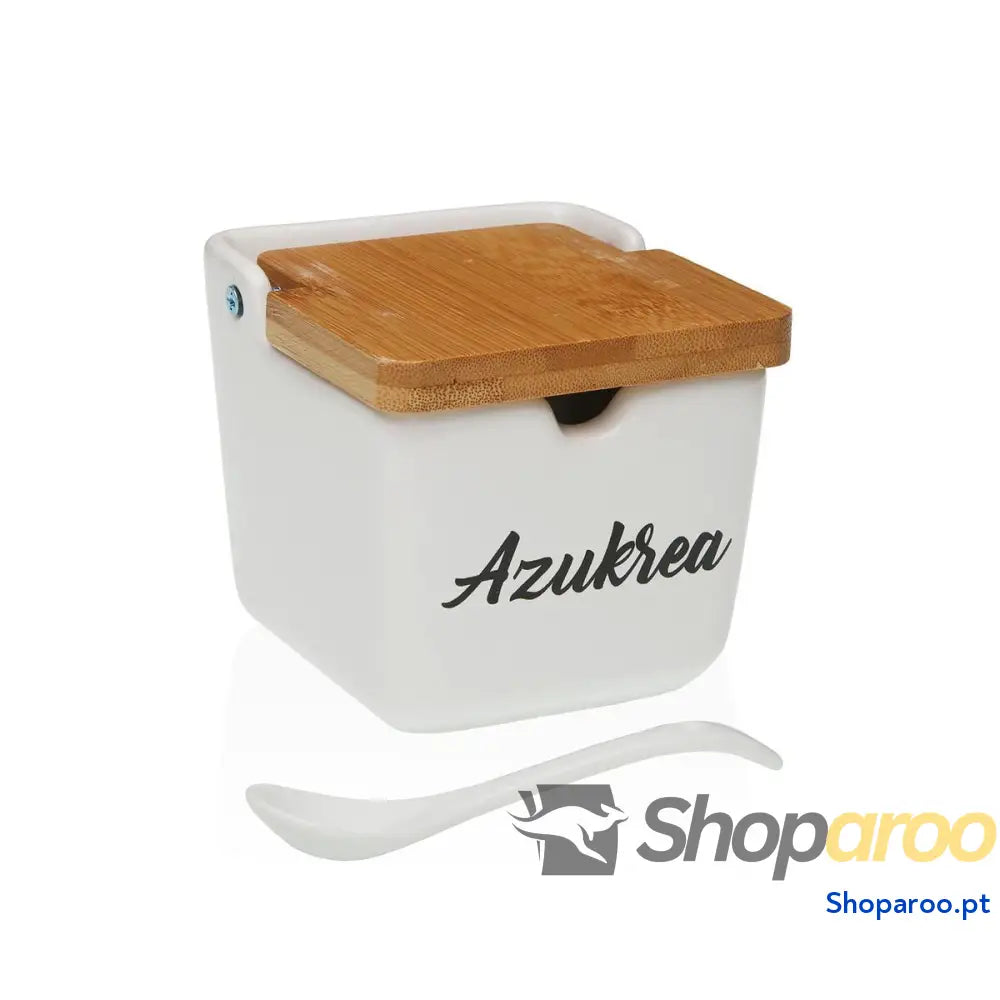 Açucareiro Versa AZUKREA Branco Cerâmica 8,8 x 8,5 cm