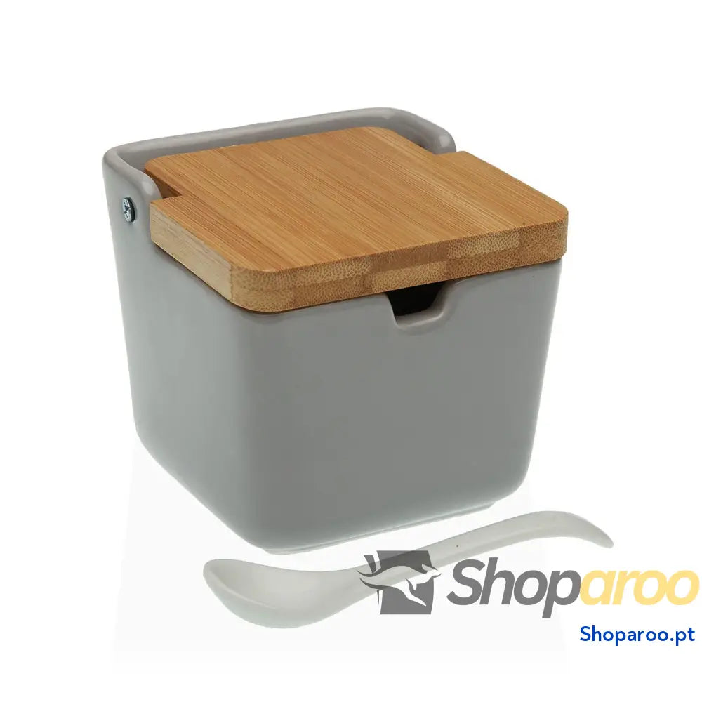 Açucareiro Versa Com tampa Cerâmica (8,8 x 10,3 8,8 cm)