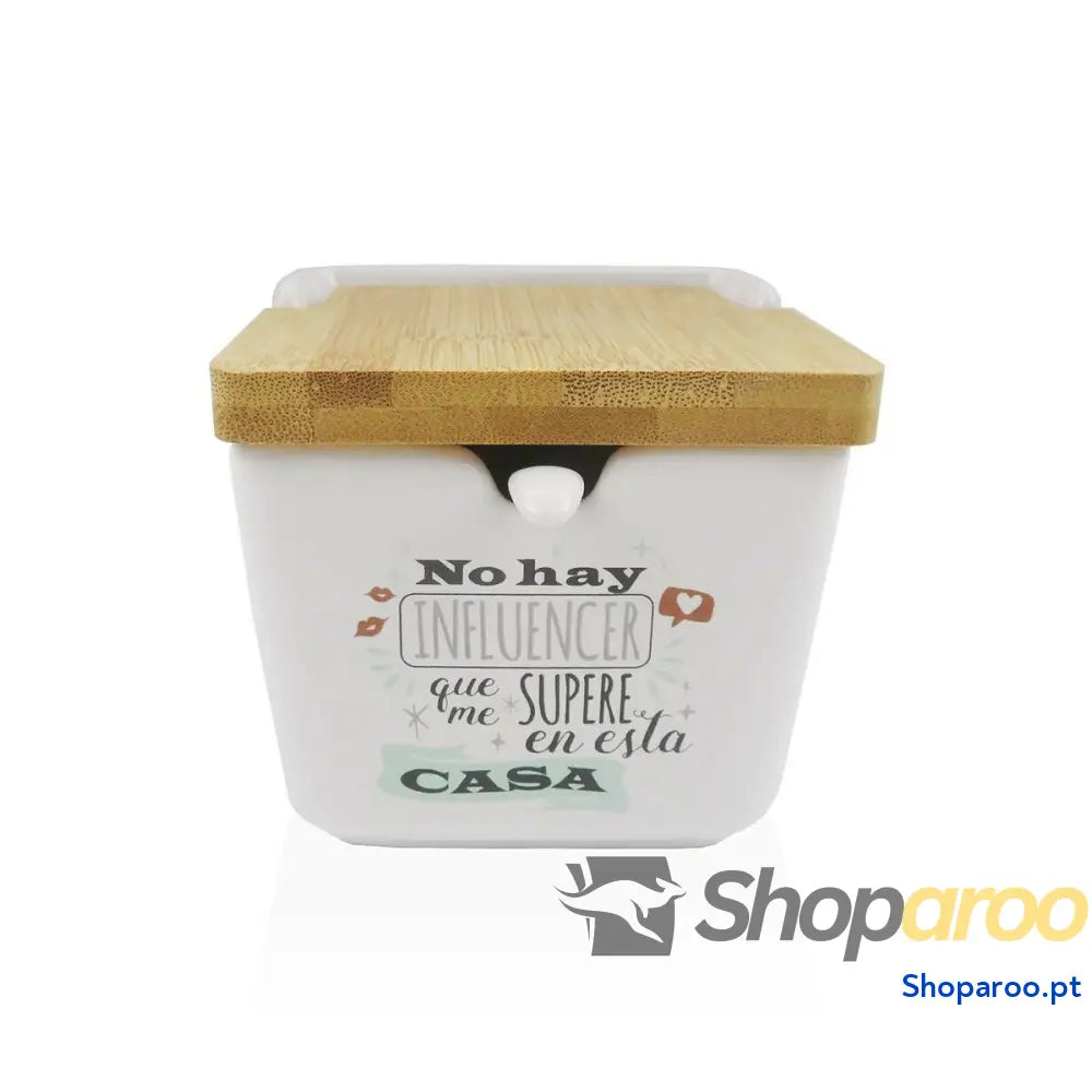 Açucareiro Versa Influencer Cerâmica 8,8 x 8,5 cm