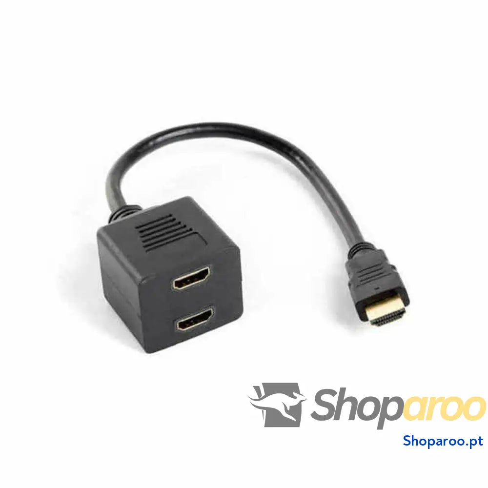 Adaptador/Conversor AV Lanberg AD-0019-BK Preto 20 cm
