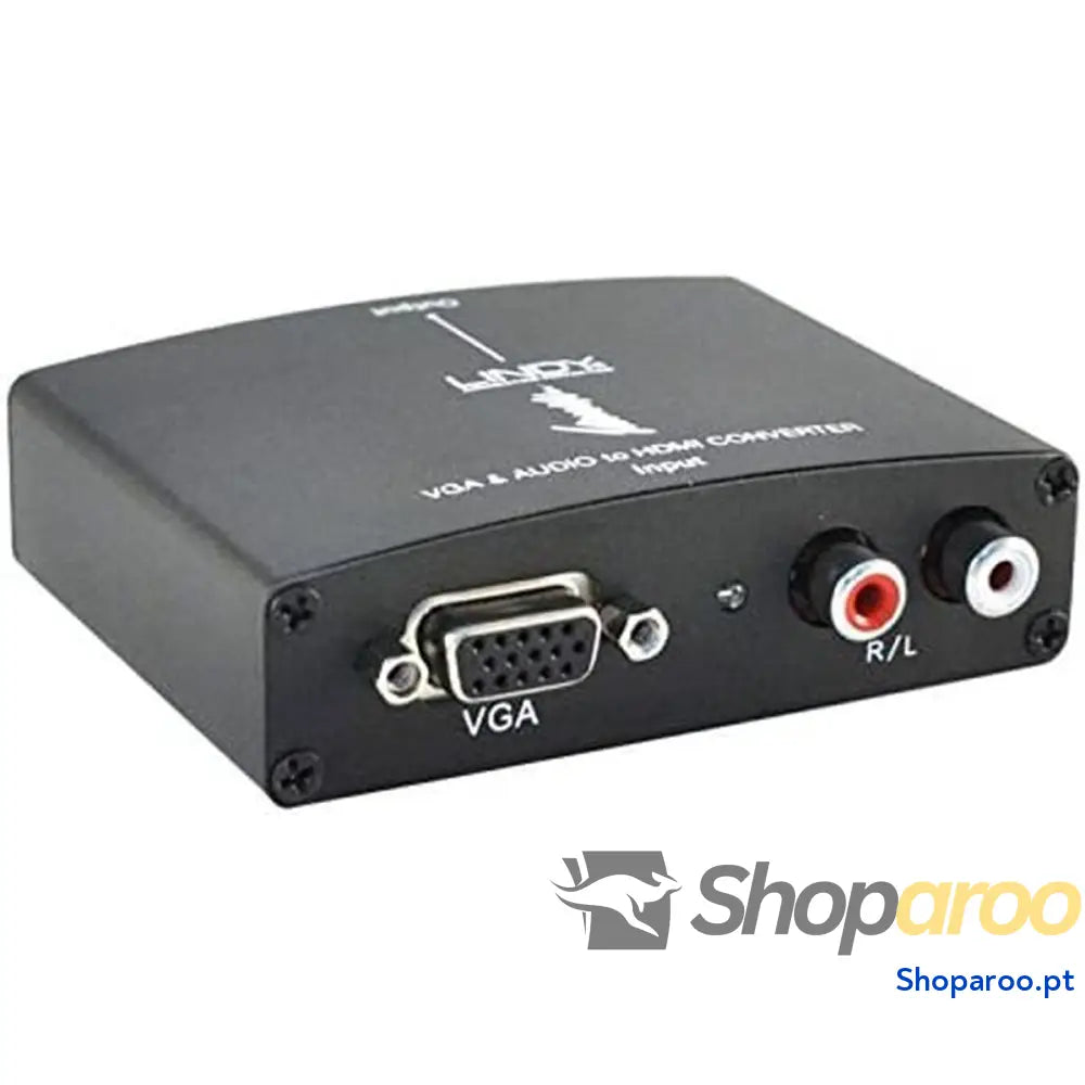 Adaptador/Conversor AV LINDY 38165 Preto