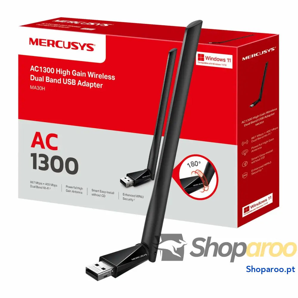 Adaptador de Red Mercusys MA30H
