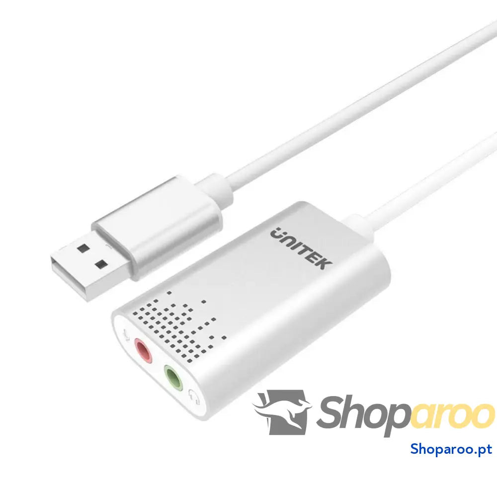 Adaptador de Som USB Unitek Y-247A