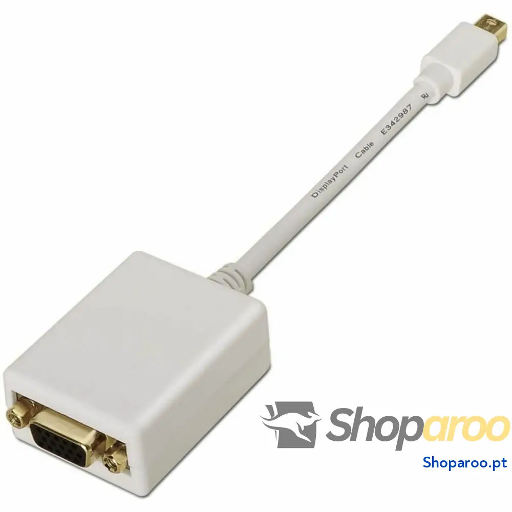 Adaptador DisplayPort Mini a VGA Aisens A125-0136 Branco 15 cm