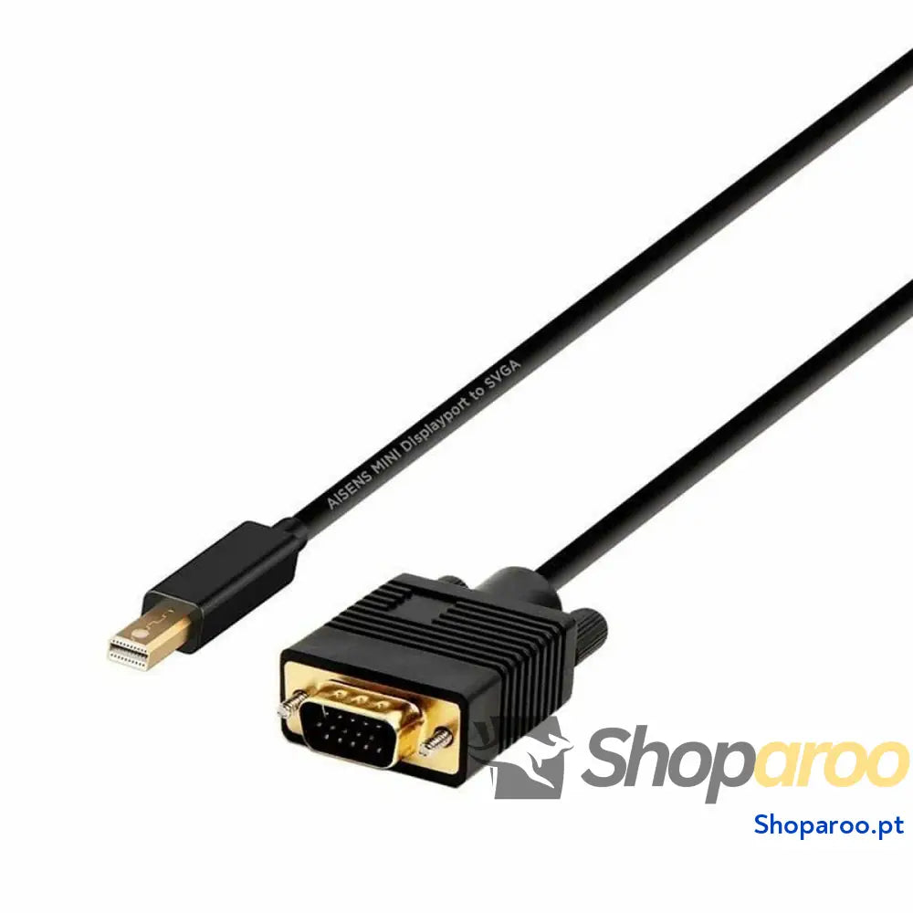 Adaptador DisplayPort Mini a VGA Aisens A125-0362 Preto 2 m
