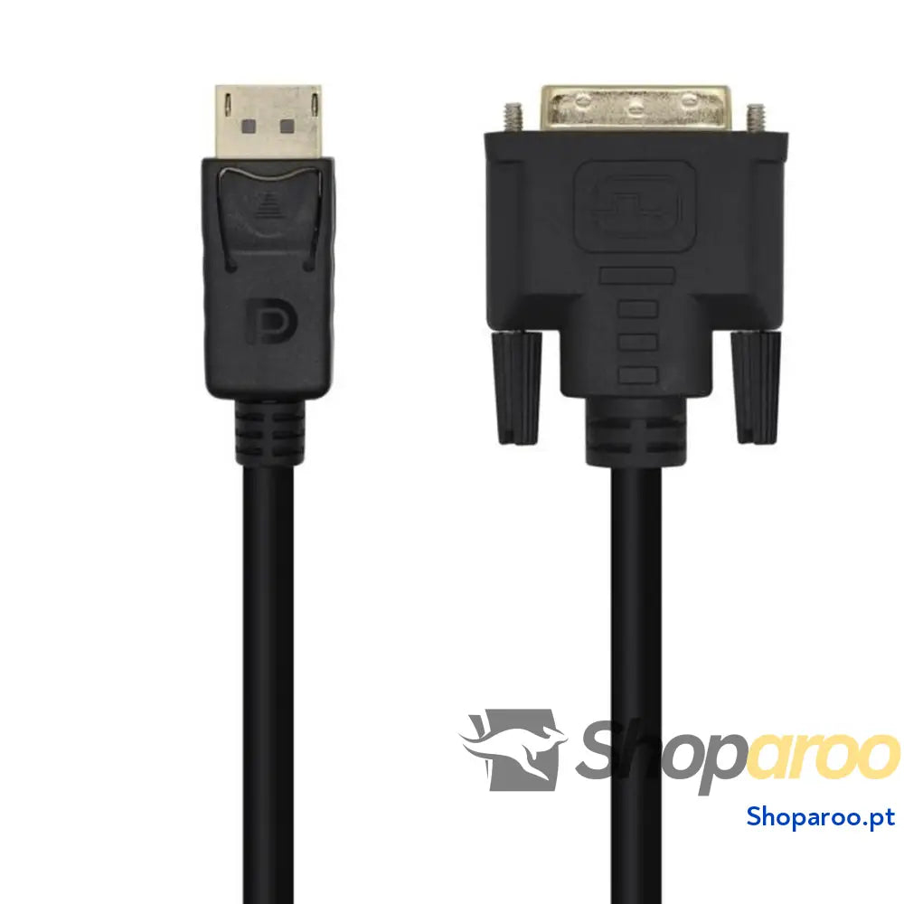 Adaptador DisplayPort para adaptador DVI Aisens A125-0366 Preto 2 m