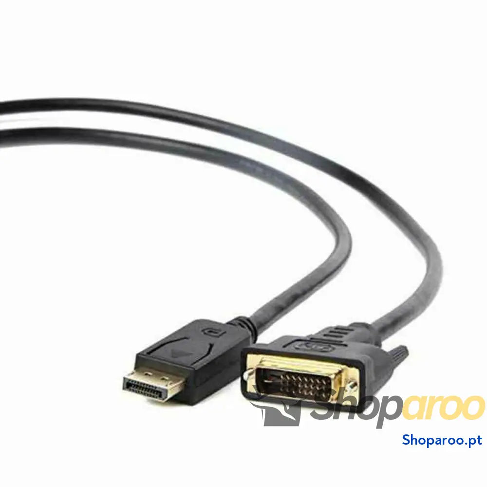 Adaptador DisplayPort para adaptador DVI GEMBIRD CC-DPM-DVIM-6 1080 px 1,8 m Preto 1,8 m