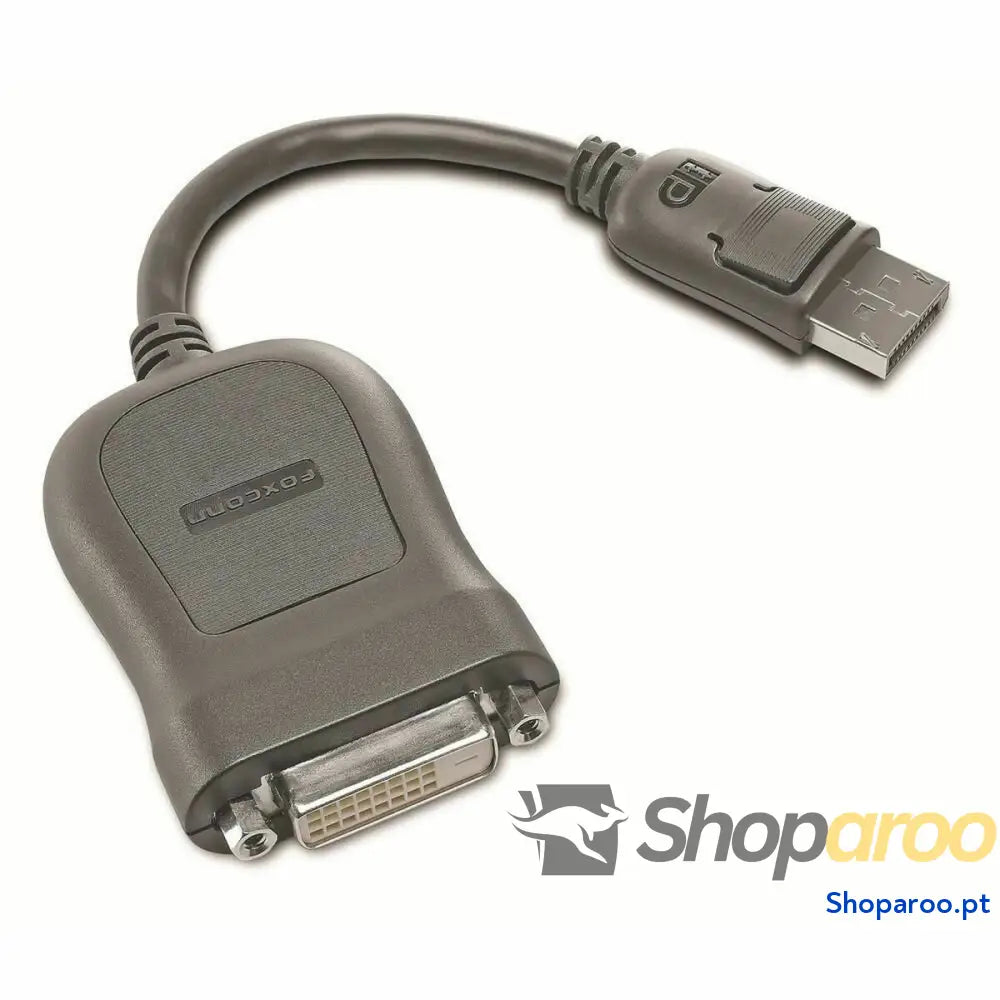 Adaptador DisplayPort para adaptador DVI Lenovo 45J7915 Cinzento