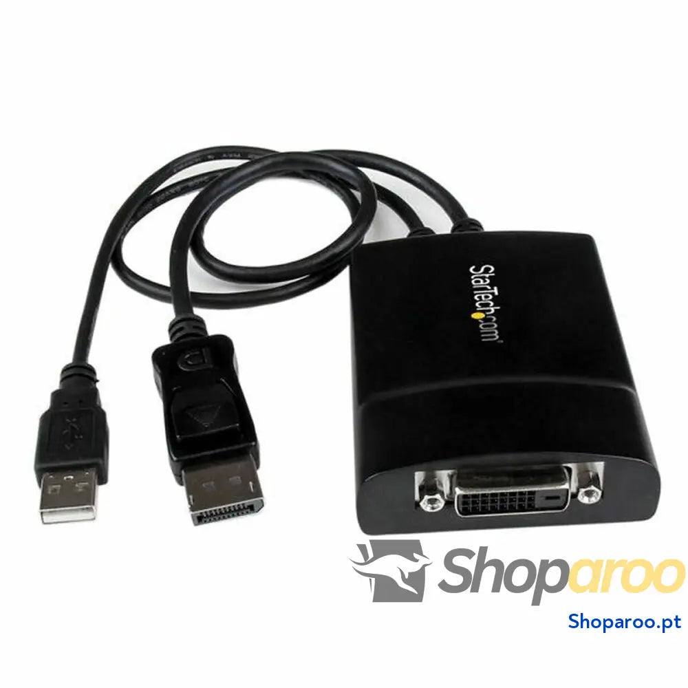 Adaptador DisplayPort para adaptador DVI Startech DP2DVID2             Preto