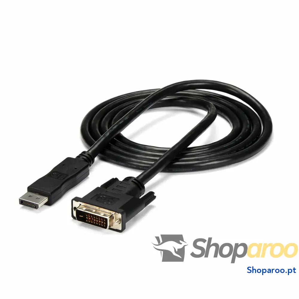 Adaptador DisplayPort para adaptador DVI Startech DP2DVIMM6            (1,8 m) Preto 1.8 m