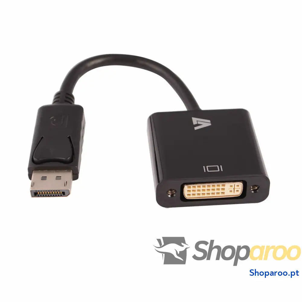 Adaptador DisplayPort para adaptador DVI V7 CBLDPDVI-1N Preto