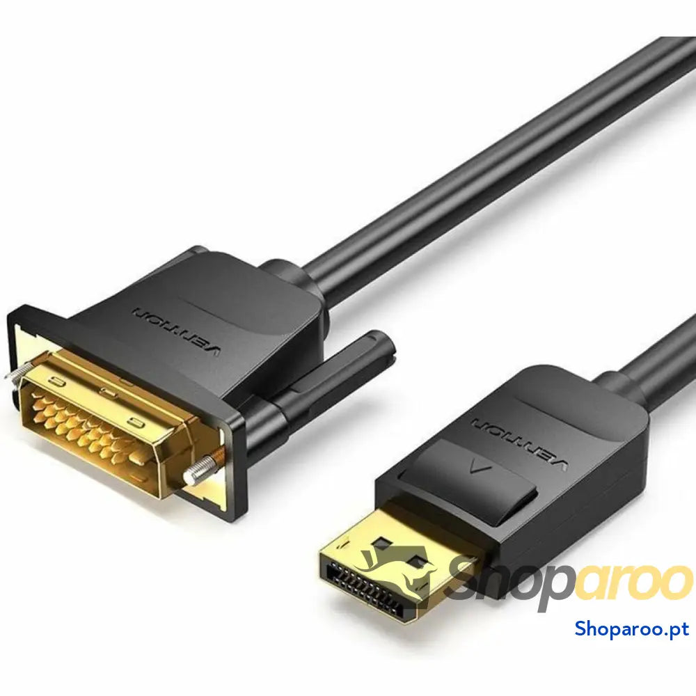 Adaptador DisplayPort para adaptador DVI Vention HAFBH Preto 1 m
