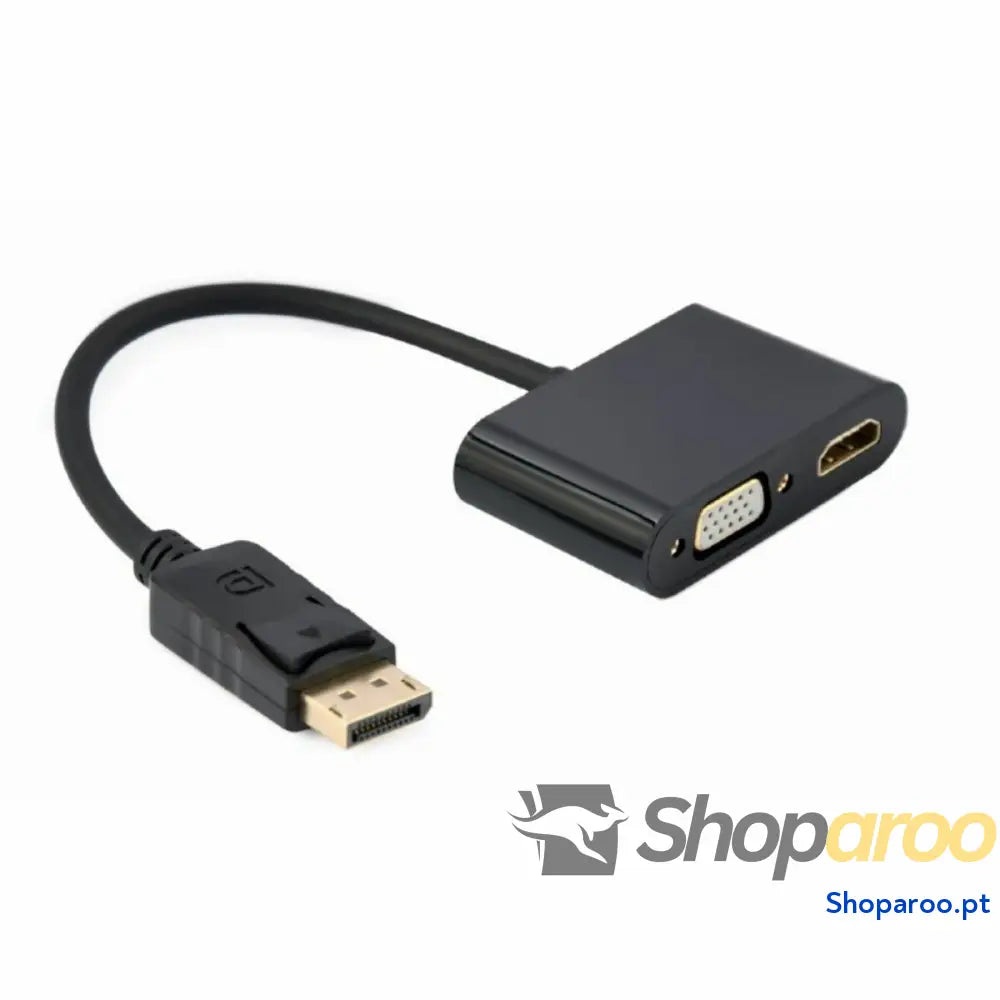 Adaptador DisplayPort para HDMI GEMBIRD A-DPM-HDMIFVGAF-01 Preto 10 cm