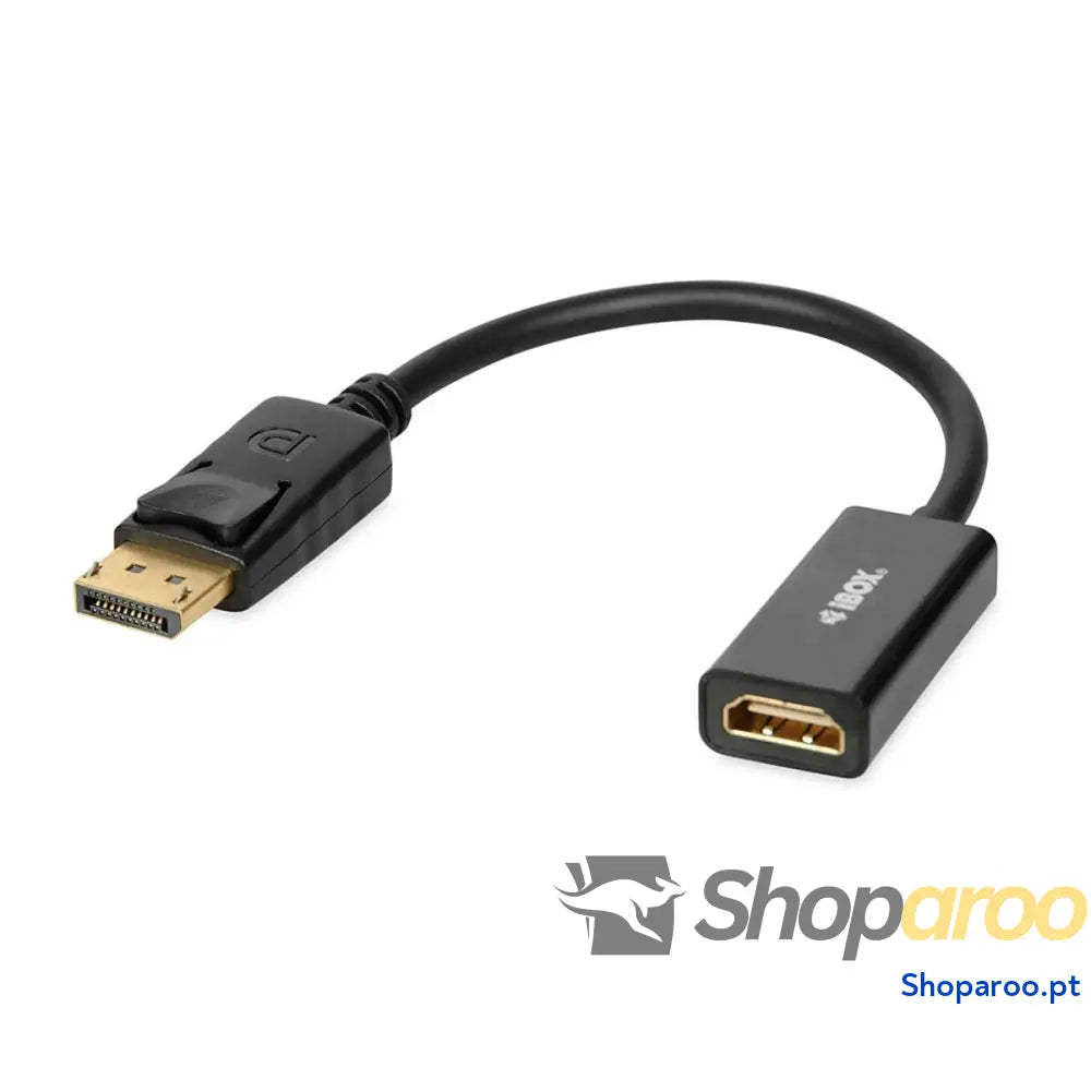Adaptador DisplayPort para HDMI Ibox IADP4K Preto