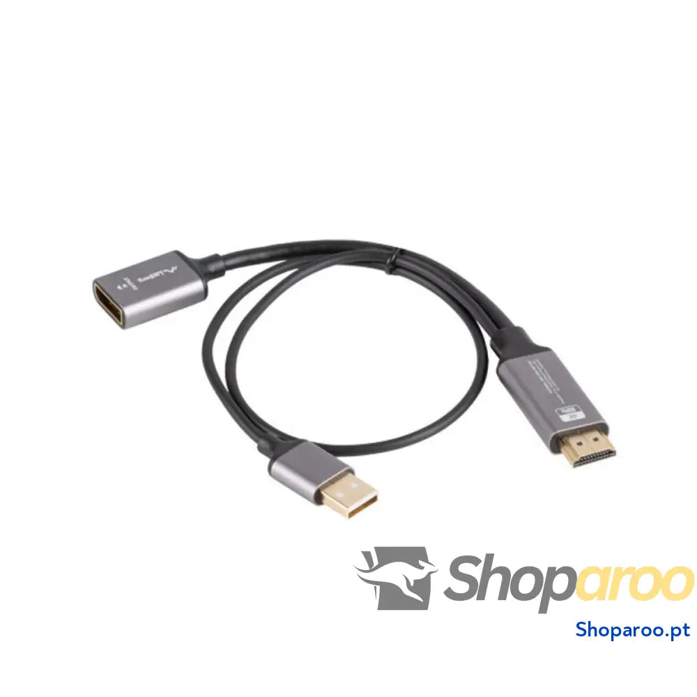 Adaptador DisplayPort para HDMI Lanberg AD-HD-DP-02