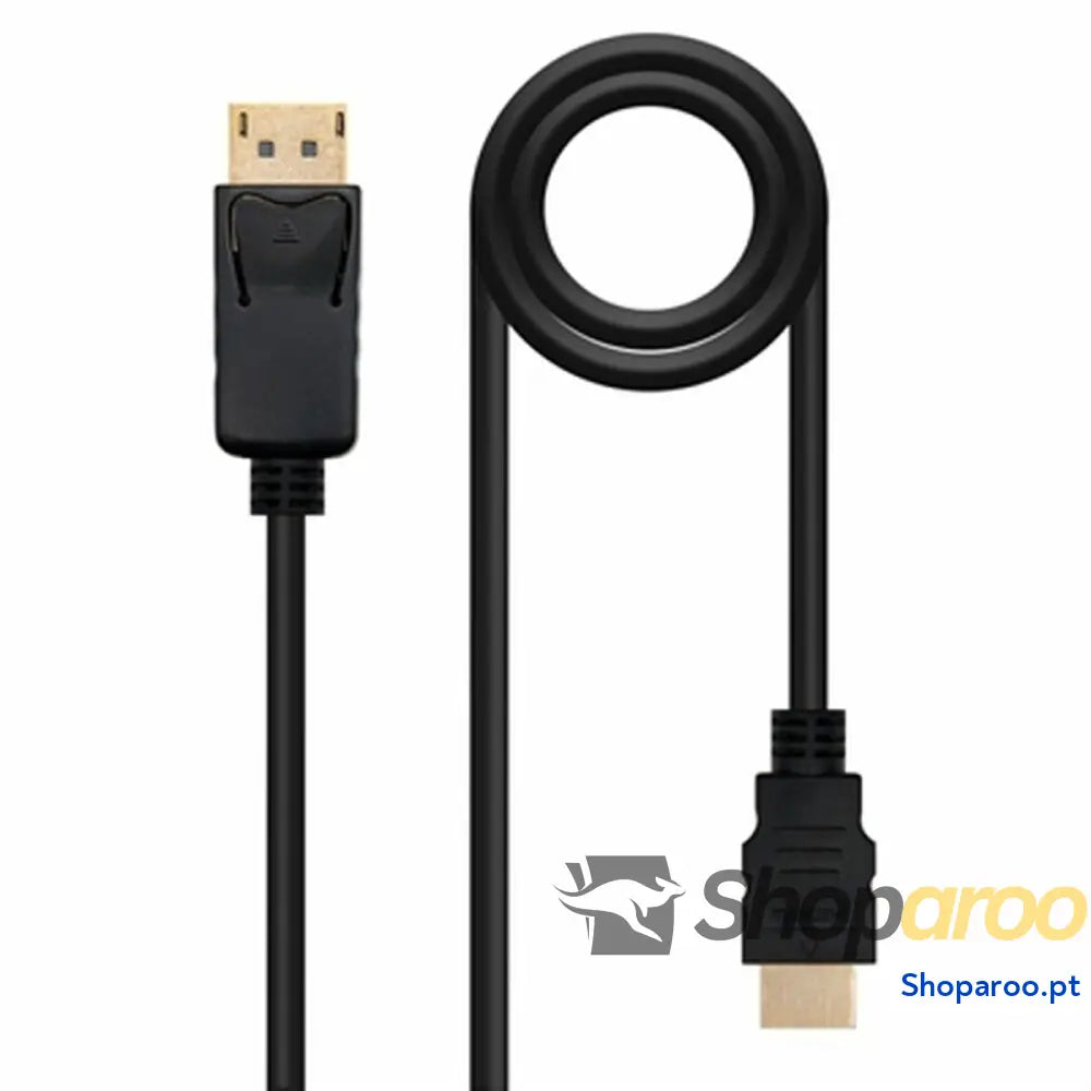 Adaptador DisplayPort para HDMI NANOCABLE 10.15.4300 Preto 50 cm