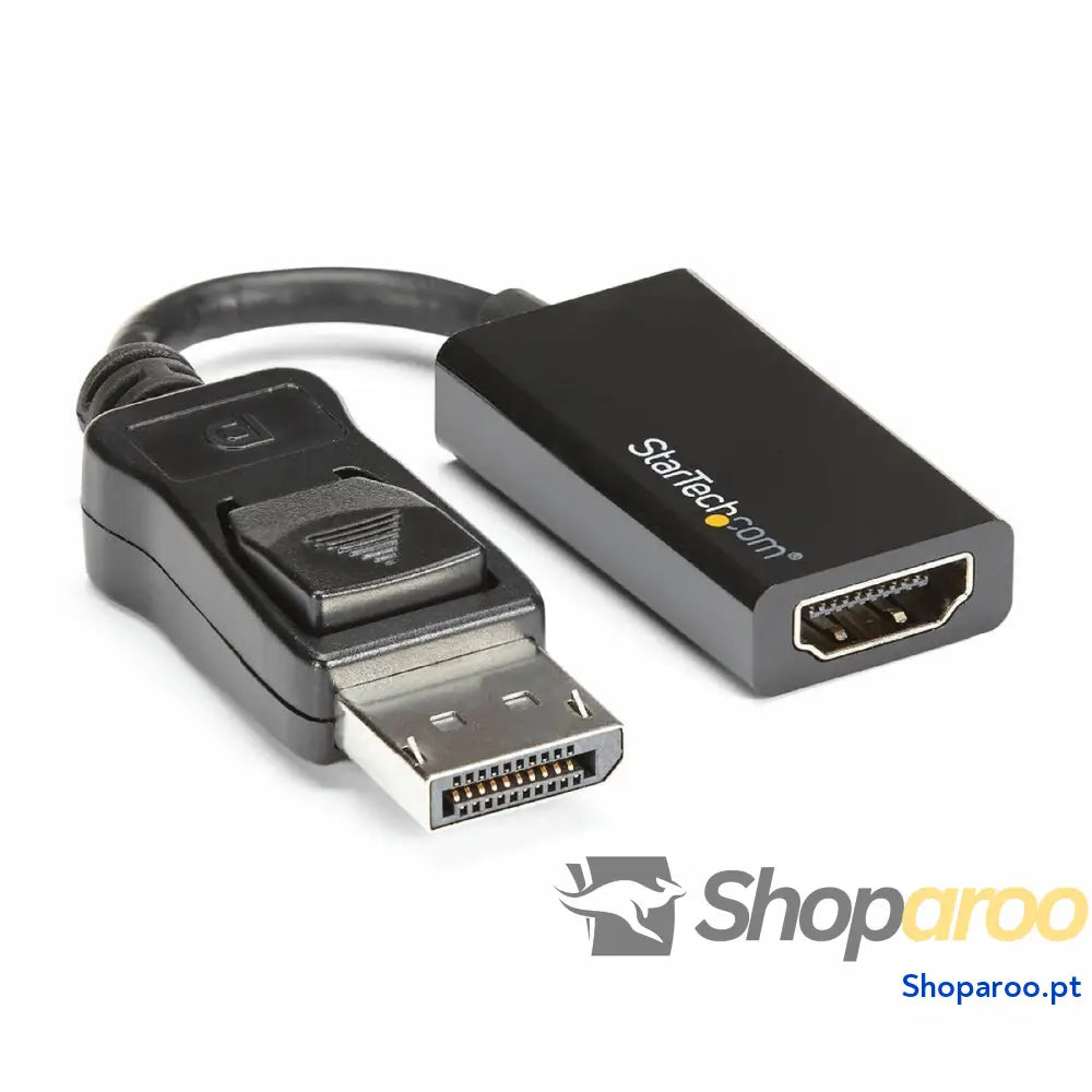 Adaptador DisplayPort para HDMI Startech DP2HD4K60S Preto
