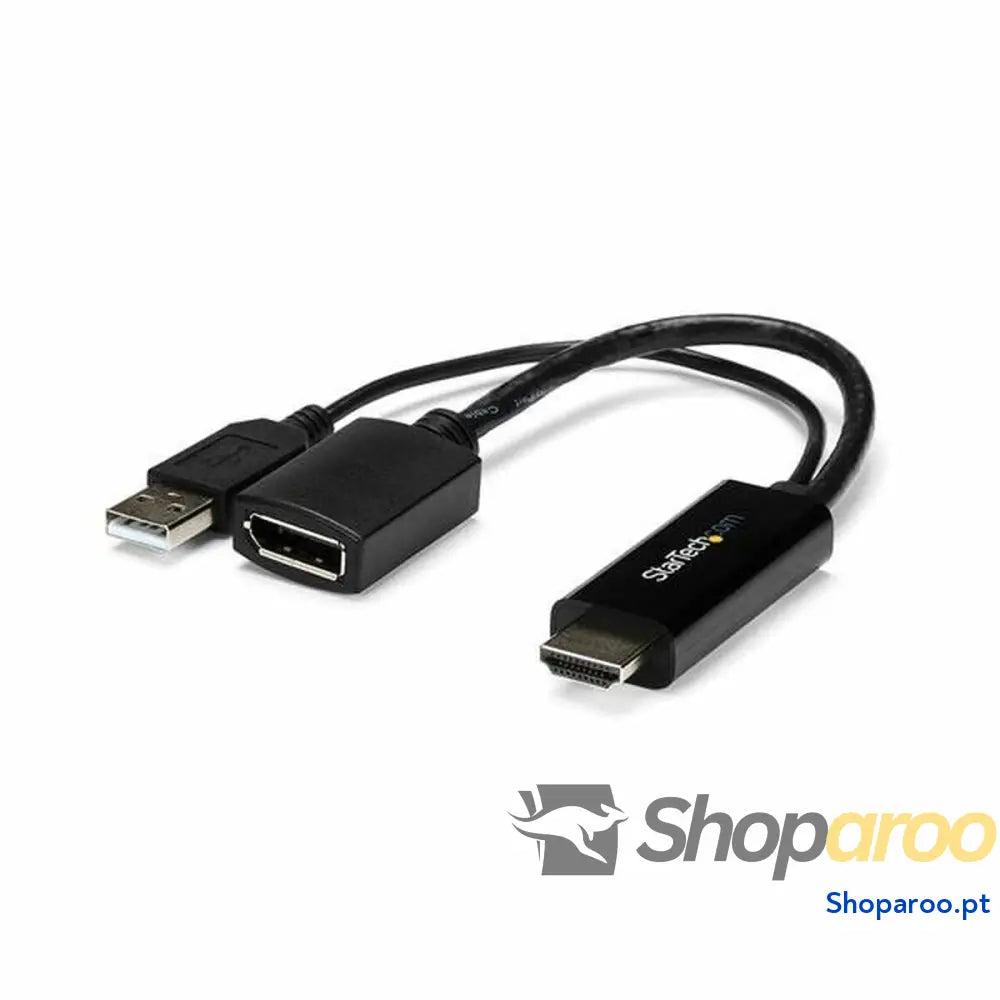Adaptador DisplayPort para HDMI Startech HD2DP                Preto 4K